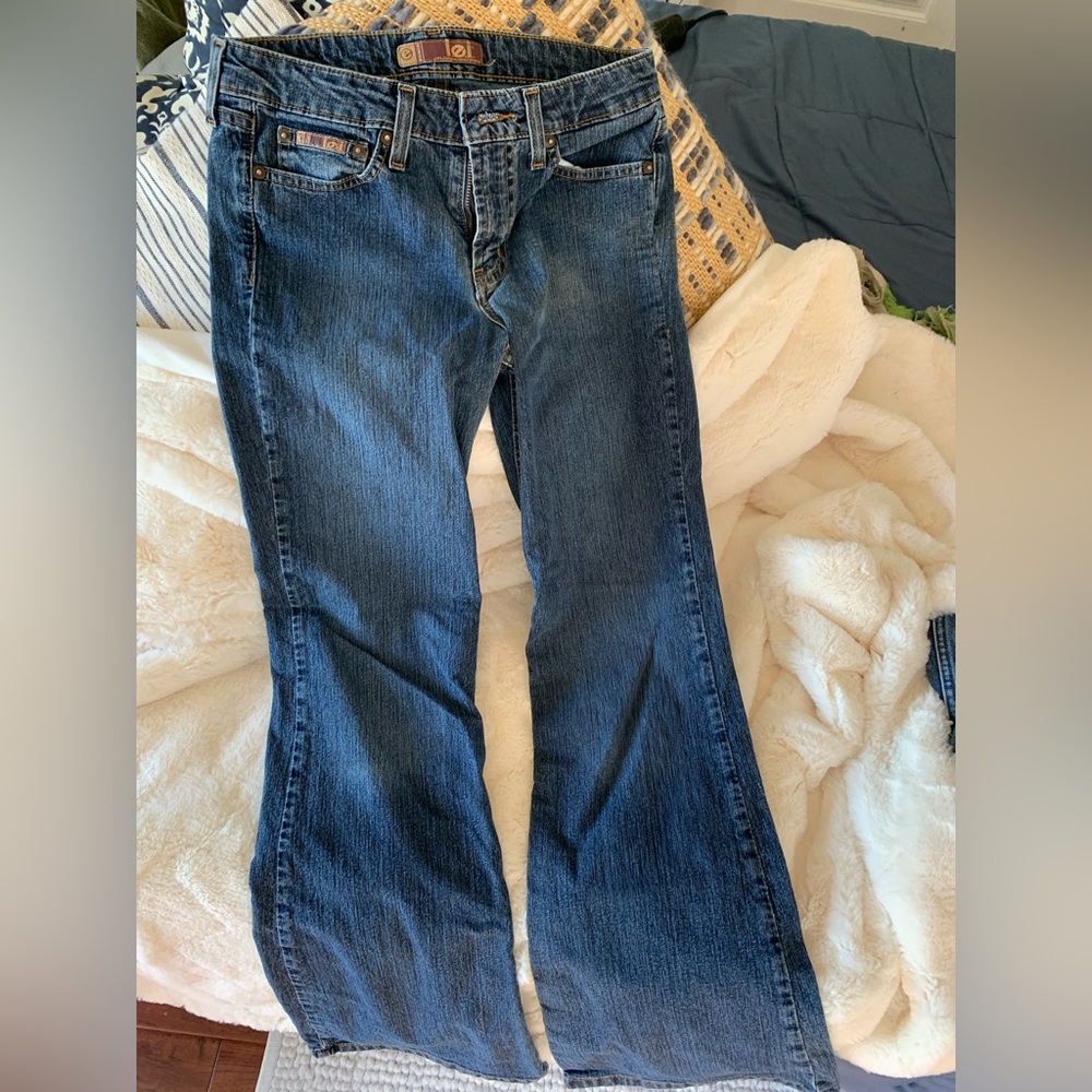 l.e.i Vintage Dark Blue Jeans | Juniors 5